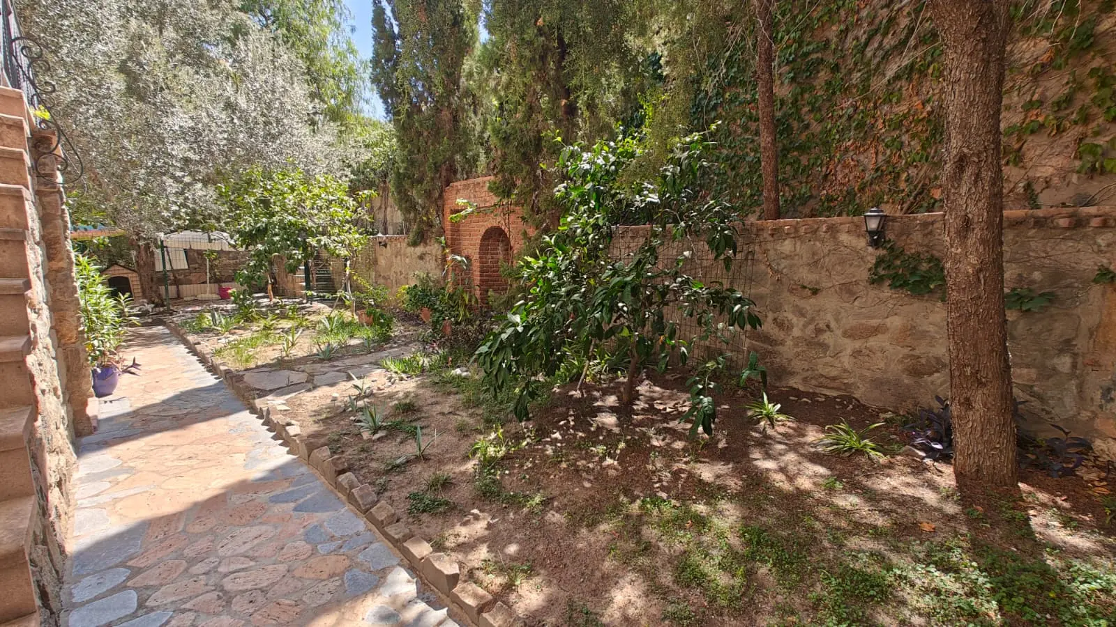 Mature gardens